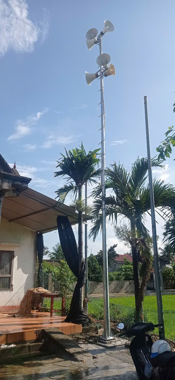 Hình ảnh giải pháp truyền thanh thông minh được lắp đặt thực tế