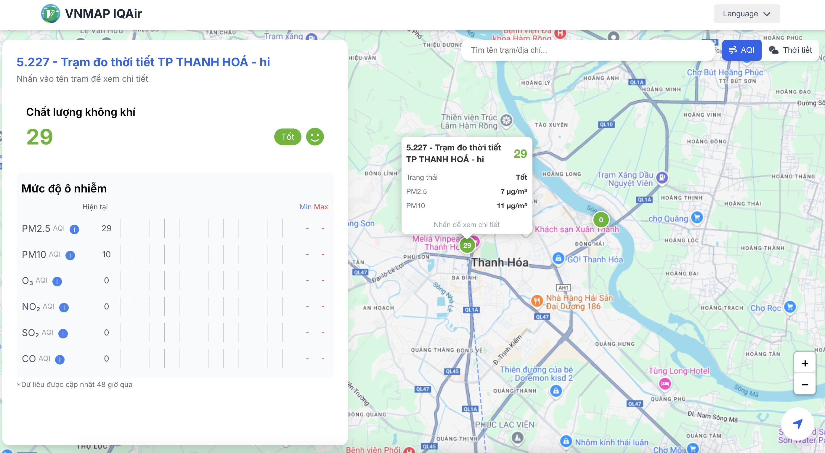 Bản đồ địa không gian
