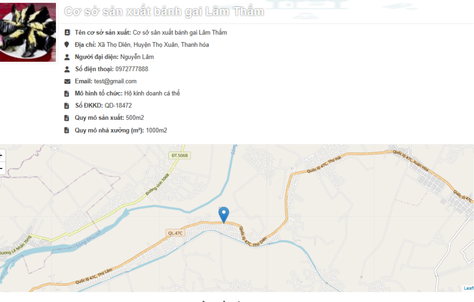 THÔNG TIN CỦA CHỦ THỂ